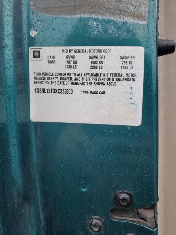 1999 OLDSMOBILE ALERO GL #3304550448