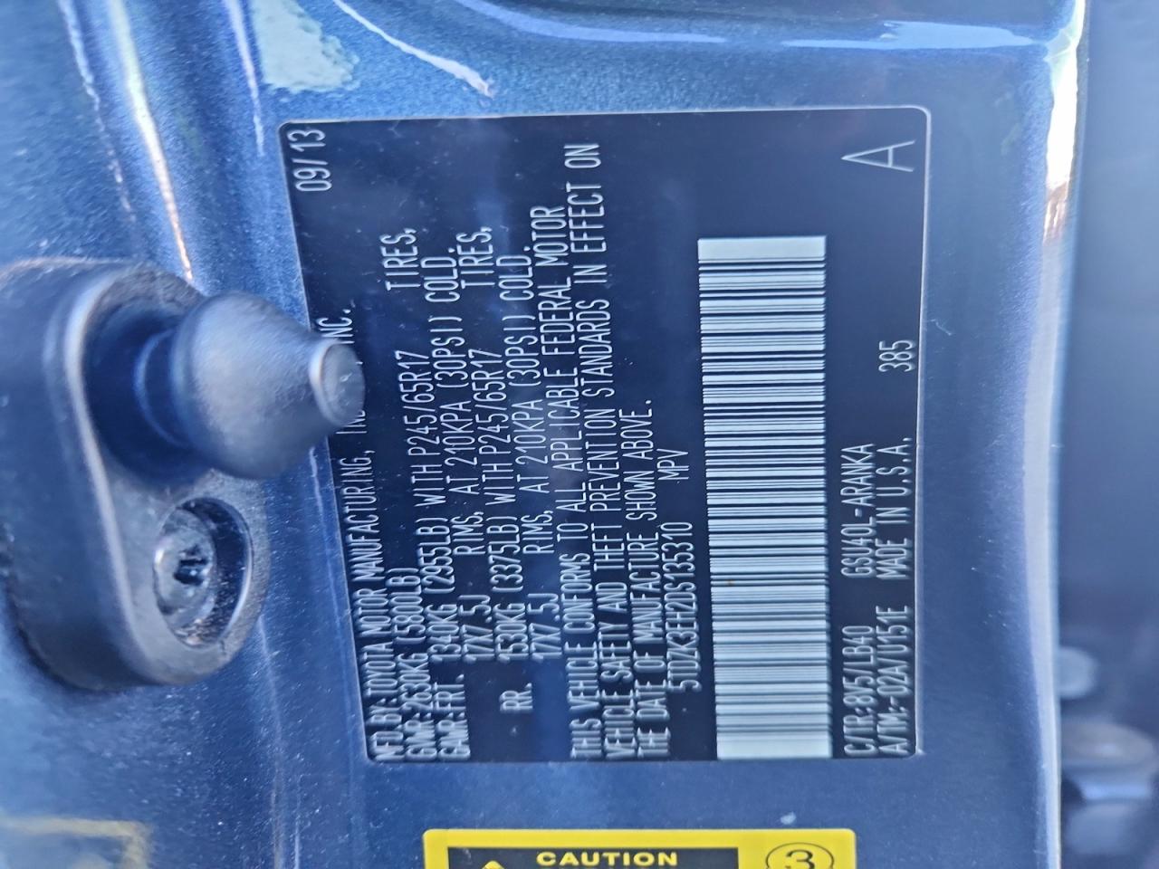 TOYOTA HIGHLANDER BASE