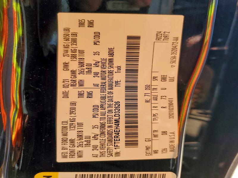 2021 FORD RANGER XL #3302918061