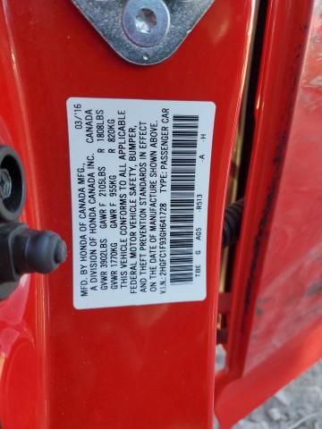 2016 HONDA CIVIC TOUR #3285012986