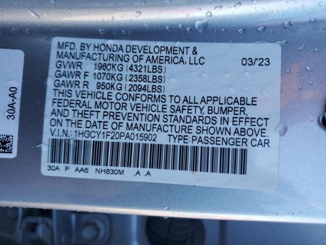 2023 HONDA ACCORD LX #3296432730