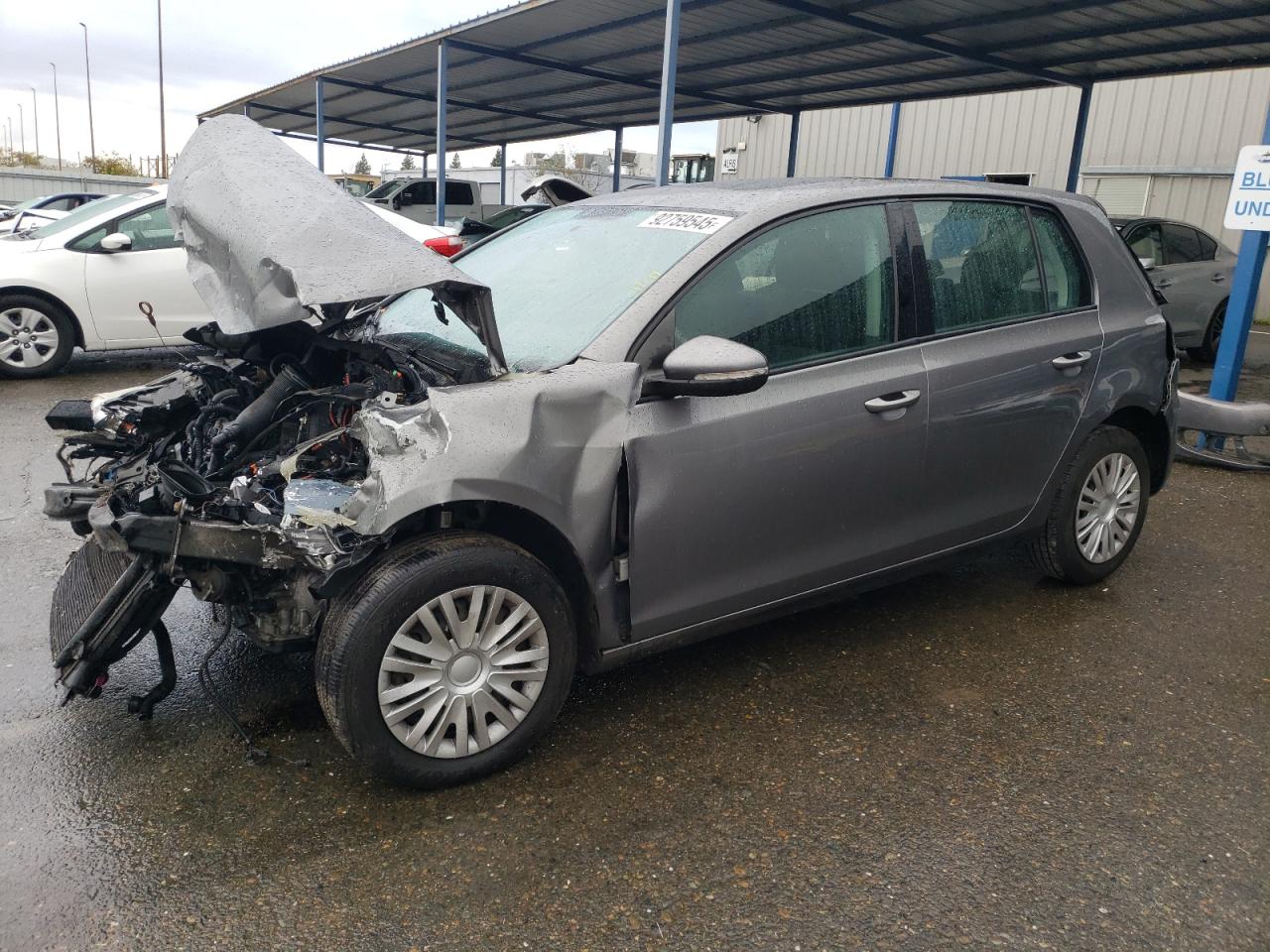 Lot #3308686079 2010 VOLKSWAGEN GOLF