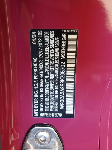 2024 PORSCHE BOXSTER BA #3301808363