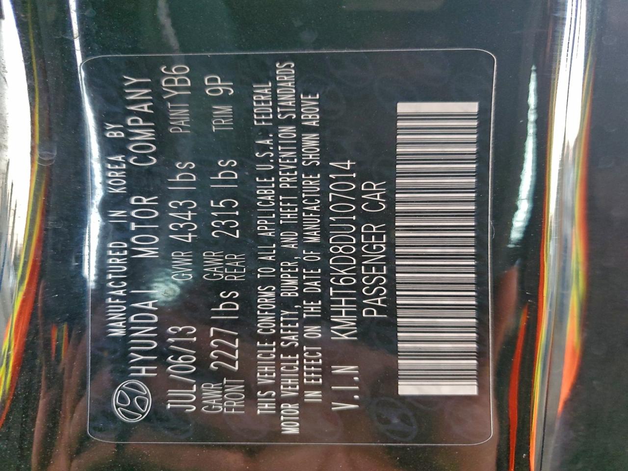 HYUNDAI GENESIS 2.0T