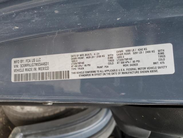 2021 RAM PROMASTER #3311492250