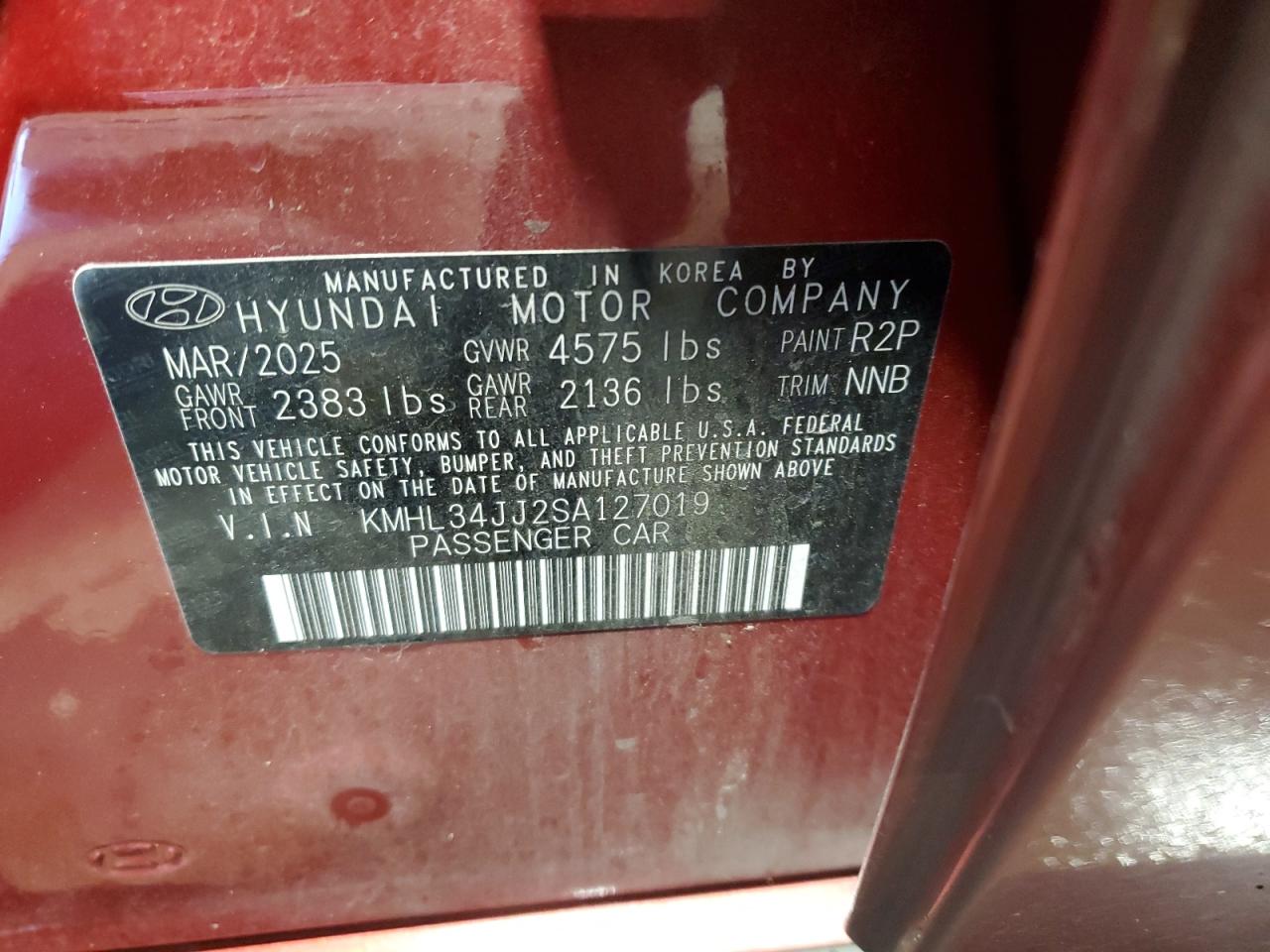 HYUNDAI SONATA HYBRID