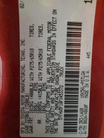 2015 TOYOTA TUNDRA CRE #3302859942