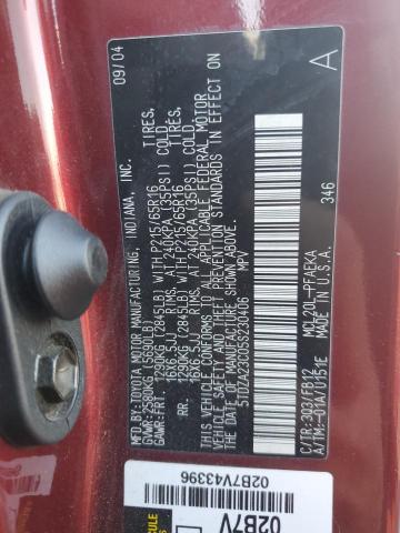 2005 TOYOTA SIENNA CE #3301933509