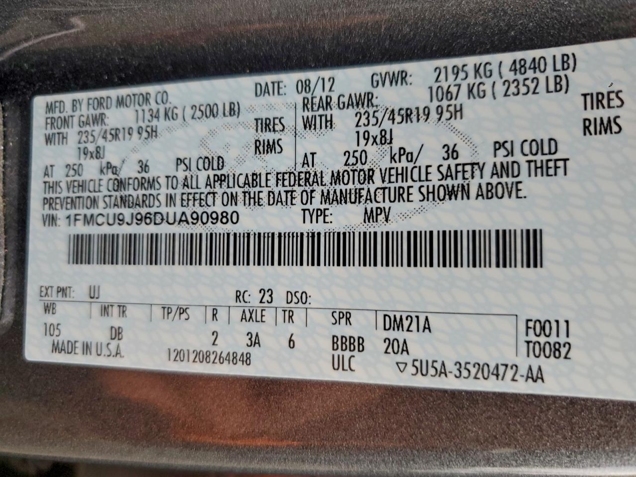 FORD ESCAPE TITANIUM