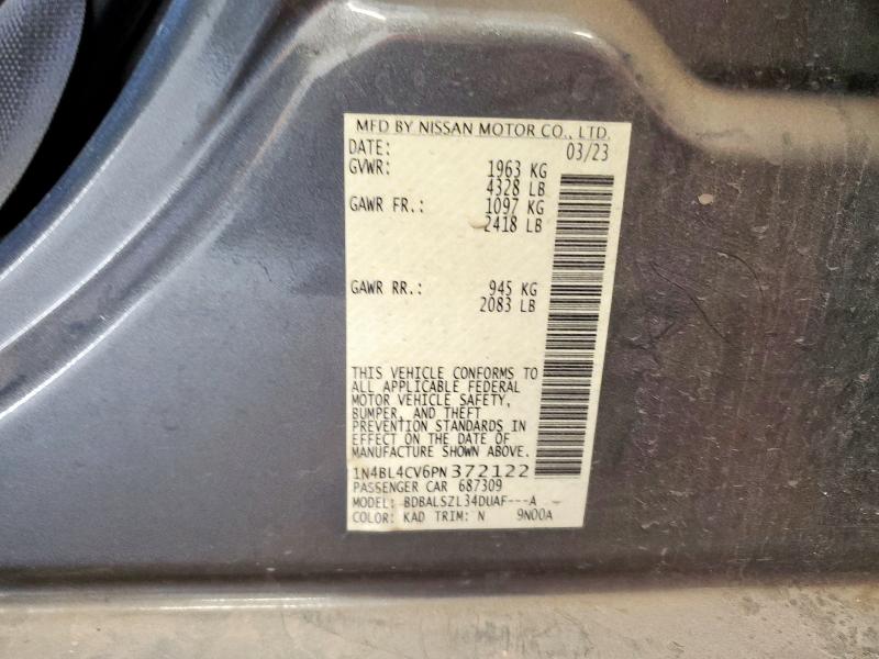2023 NISSAN ALTIMA SR #3305342310