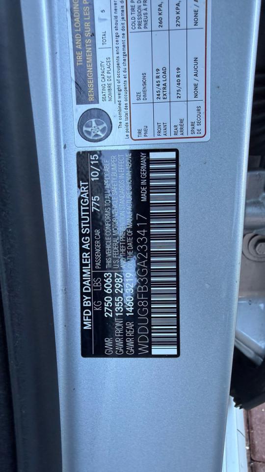 MERCEDES-BENZ S-CLASS 550 4MATIC