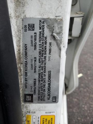 2020 CHEVROLET SPARK 1LT #3294297889