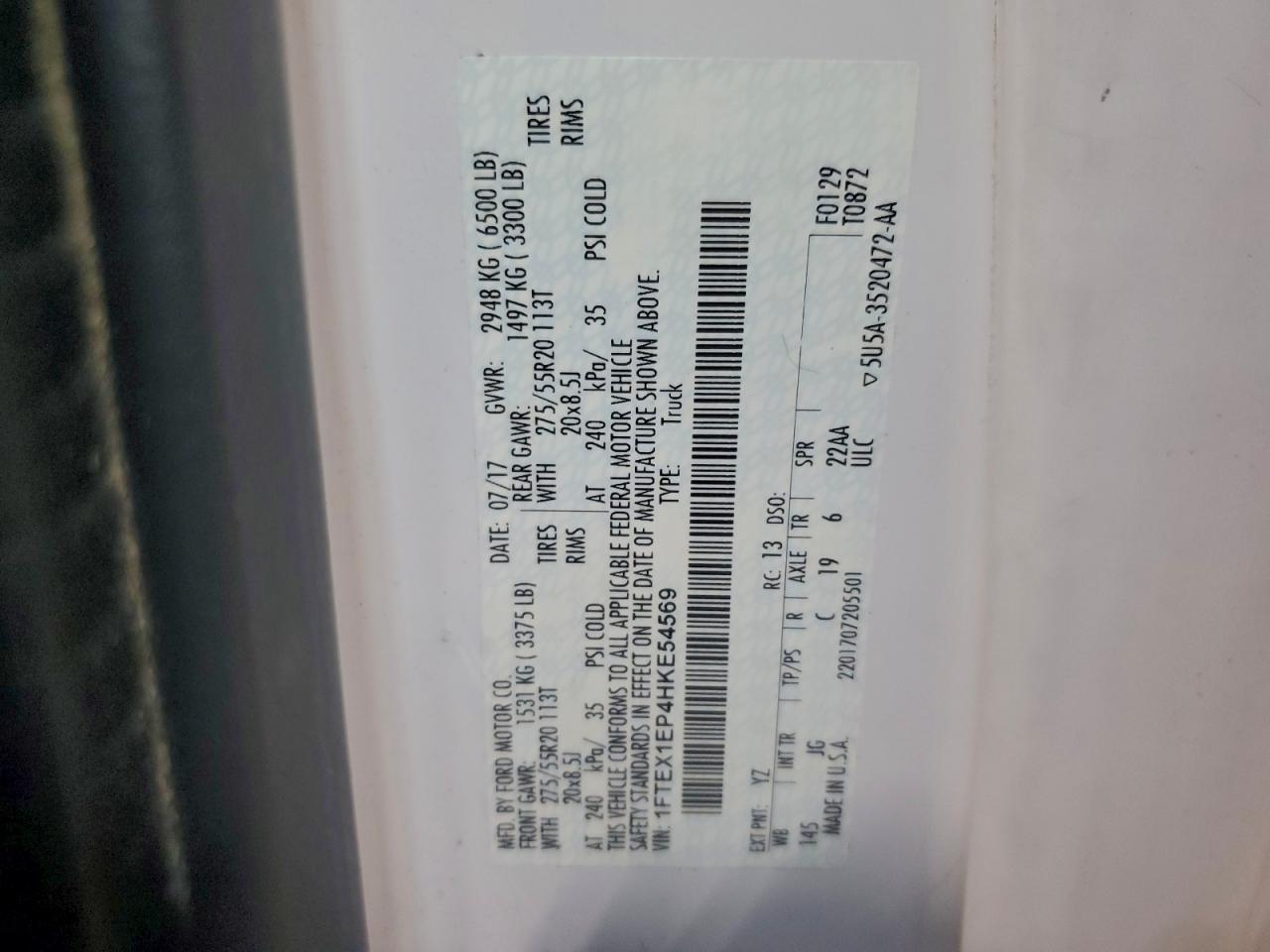 FORD F-150 SUPER CAB