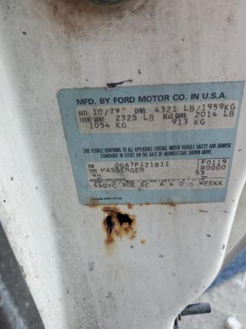 1980 FORD THUNDERBIR #3285994824