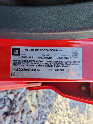 2014 CHEVROLET SPARK 1LT #3284706988