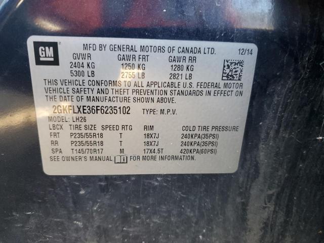 2015 GMC TERRAIN SL - 2GKFLXE36F6235102