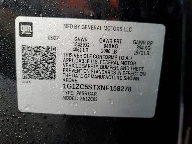 2022 CHEVROLET MALIBU LS #3304540453