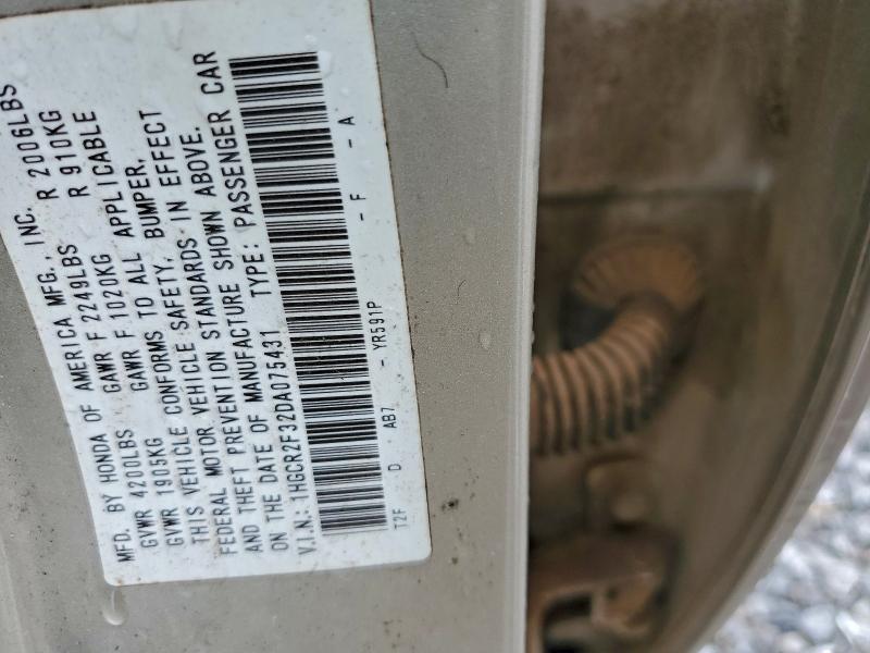 2013 HONDA ACCORD LX #3301819429