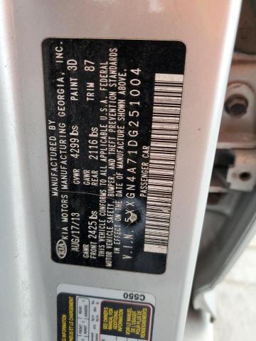 2013 KIA OPTIMA EX - 5XXGN4A71DG251004