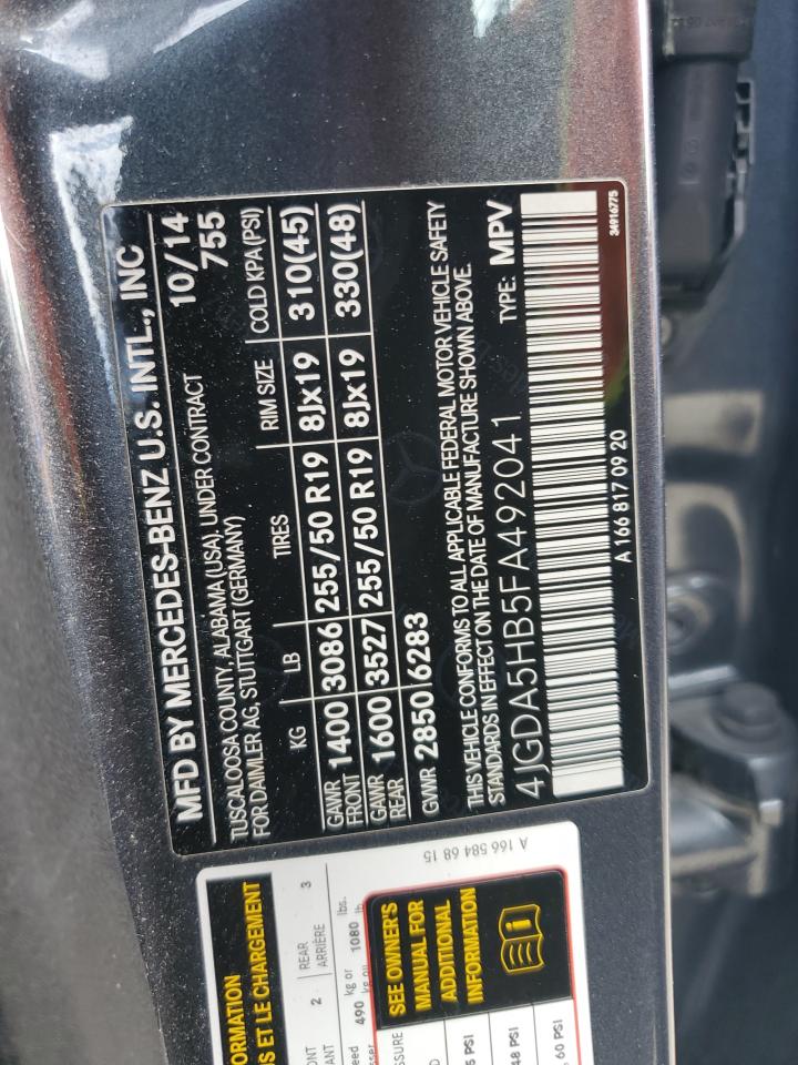 MERCEDES-BENZ M-CLASS 350 4MATIC