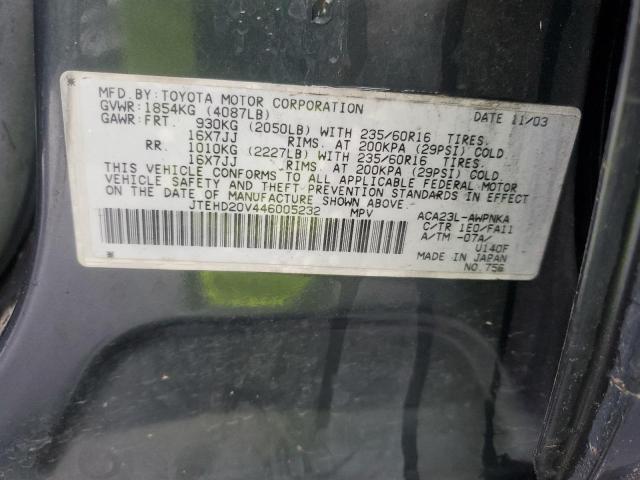 2004 TOYOTA RAV4 #3308586504