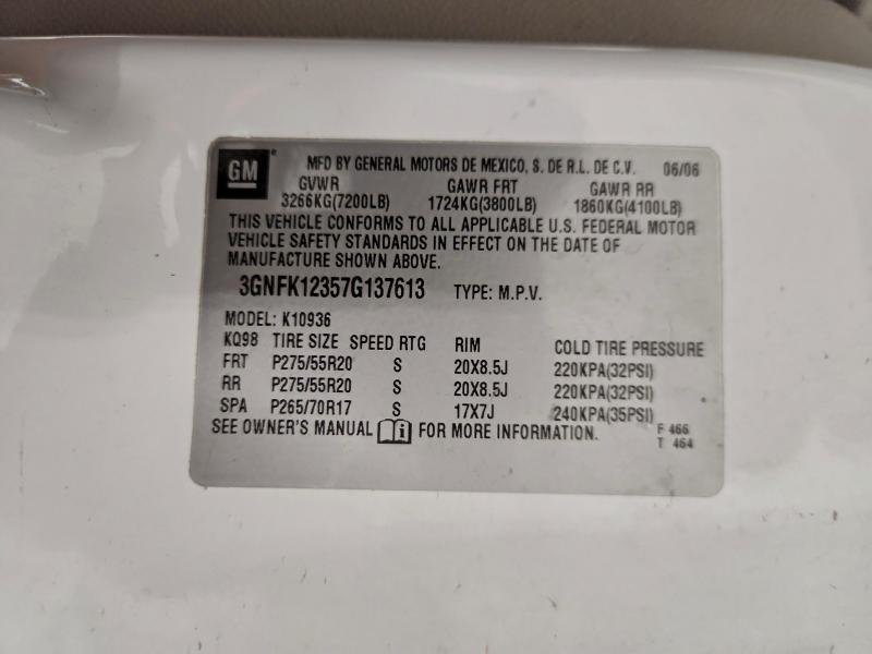 2007 CHEVROLET AVALANCHE #3297941770