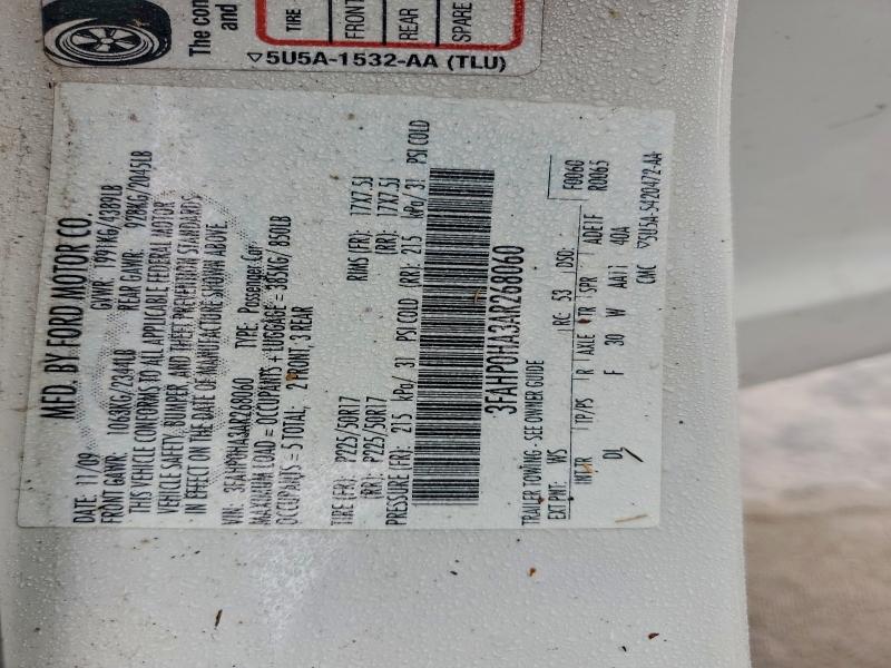 2010 FORD FUSION SE #3297294401