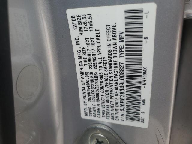 2009 HONDA CR-V LX #3284600328