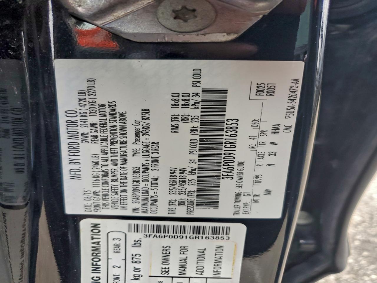 FORD FUSION TITANIUM