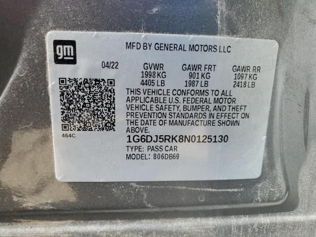 2022 CADILLAC CT4 LUXURY #3287592041