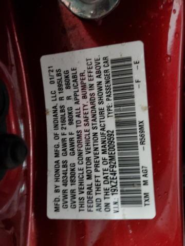 2021 HONDA INSIGHT TO #3296275439