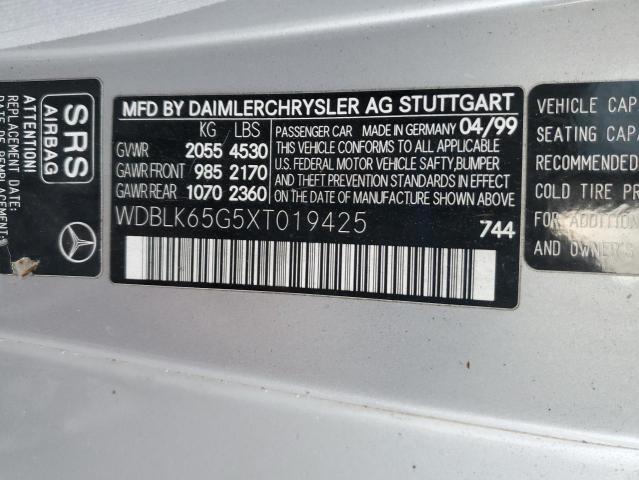 1999 MERCEDES-BENZ CLK 320 #3284668332