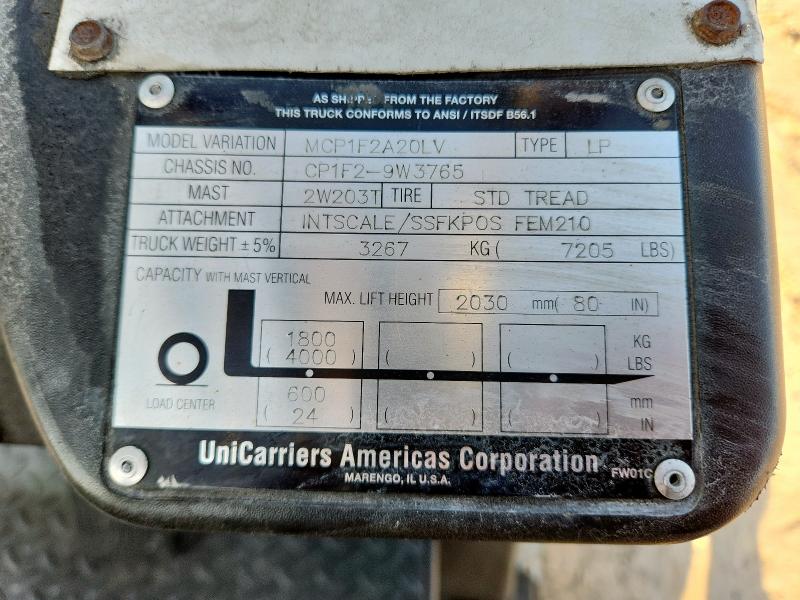 2014 NISSAN FORKLIFT #3308670301