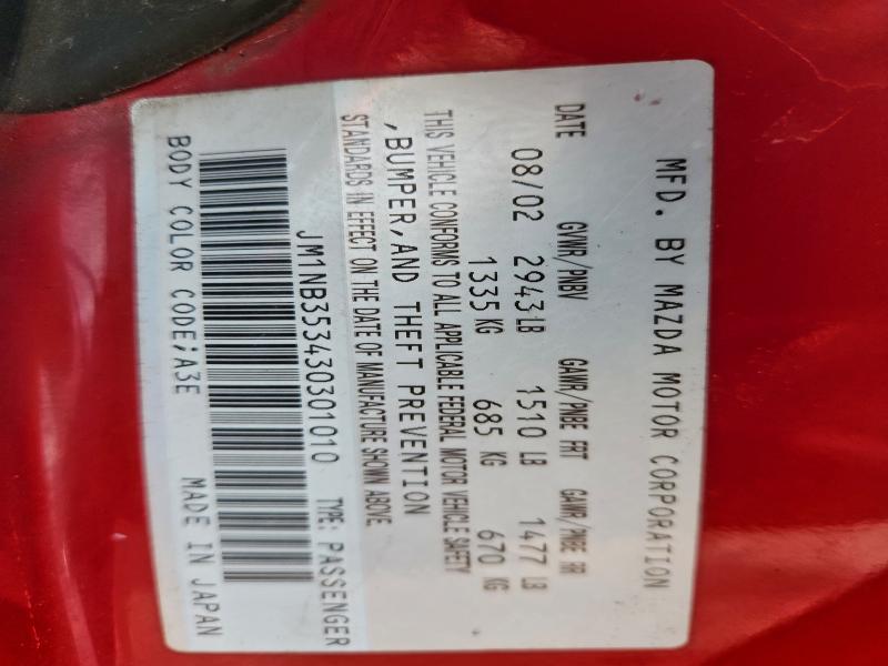 2003 MAZDA MIATA #3301885431