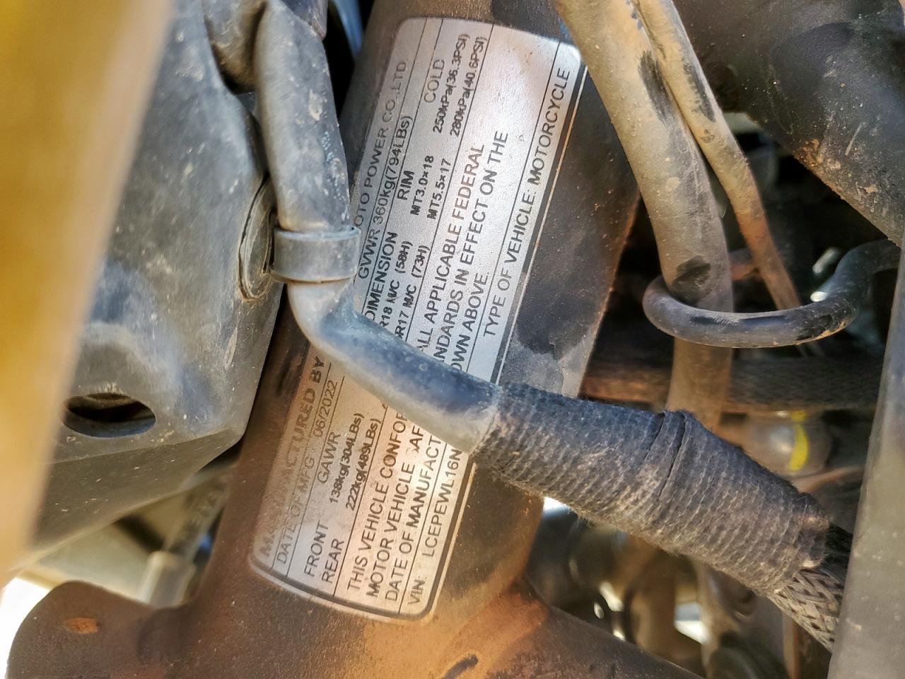 Lot #3311663232 2022 CFMO CFMOTO