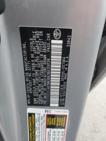 2011 TOYOTA CAMRY SE #3303699024