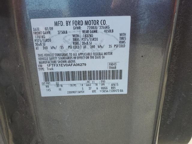 2010 FORD F150 SUPER #3296250579