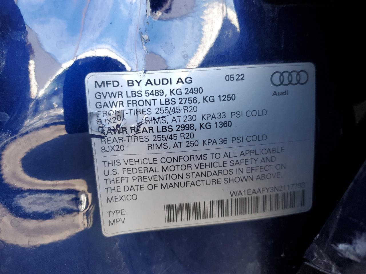 AUDI Q5 PREMIUM PLUS 45