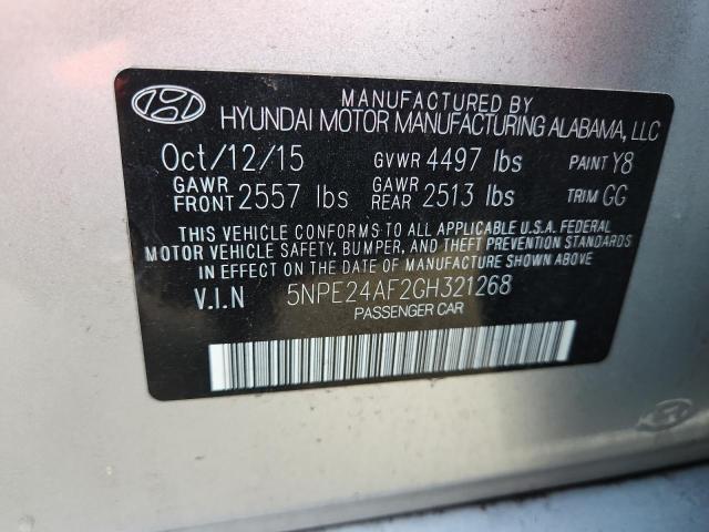 2016 HYUNDAI SONATA SE #3296327414