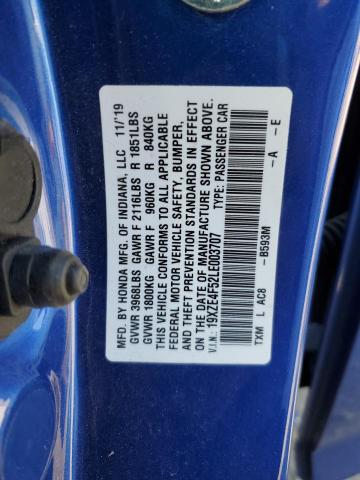 2020 HONDA INSIGHT EX - 19XZE4F52LE003707