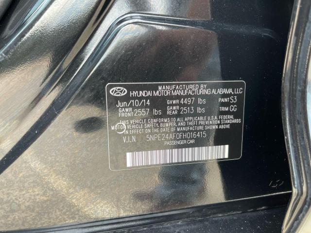 2015 HYUNDAI SONATA SE #3280276965