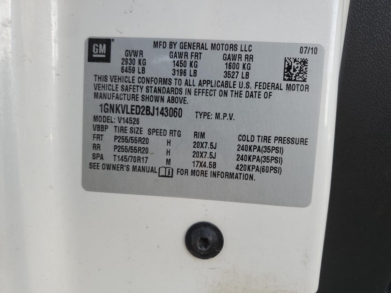 CHEVROLET TRAVERSE LTZ