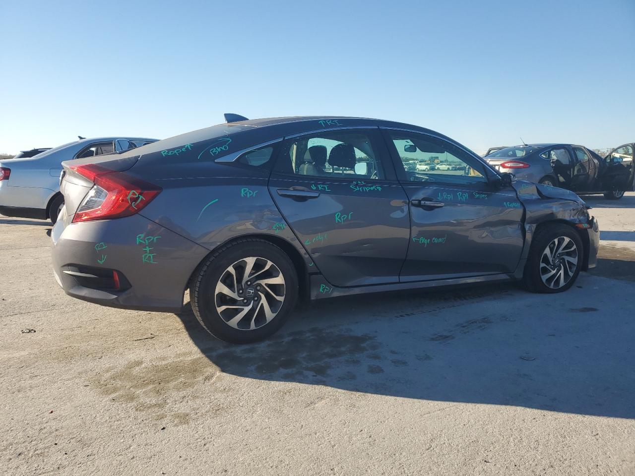 Lot #3310514058 2018 HONDA CIVIC EX