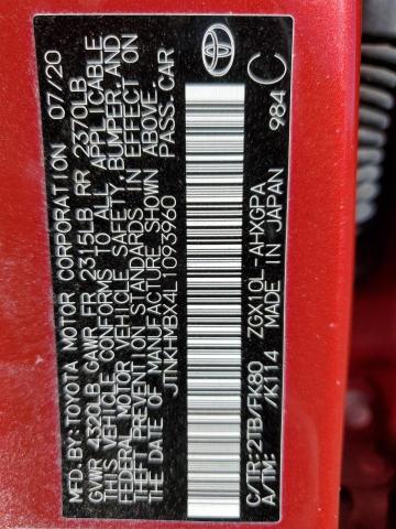 2020 TOYOTA C-HR XLE #3294472503