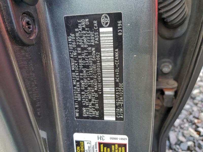 2009 TOYOTA CAMRY BASE #3297893770