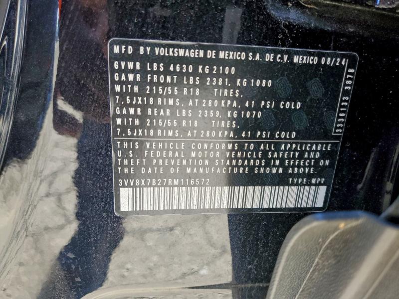 2024 VOLKSWAGEN TAOS S #3304670926