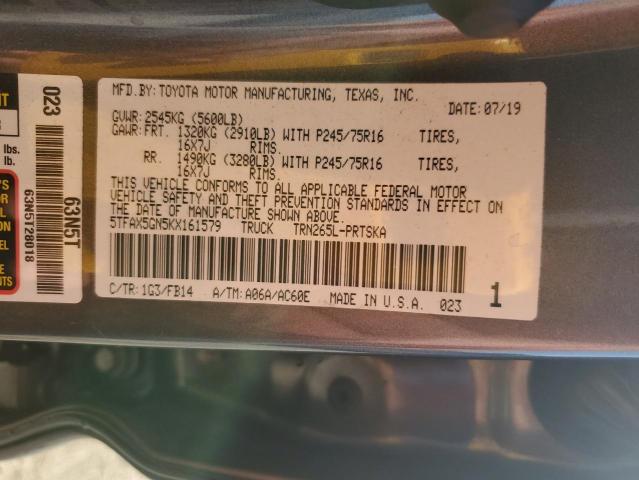 2019 TOYOTA TACOMA DOU #3302735048