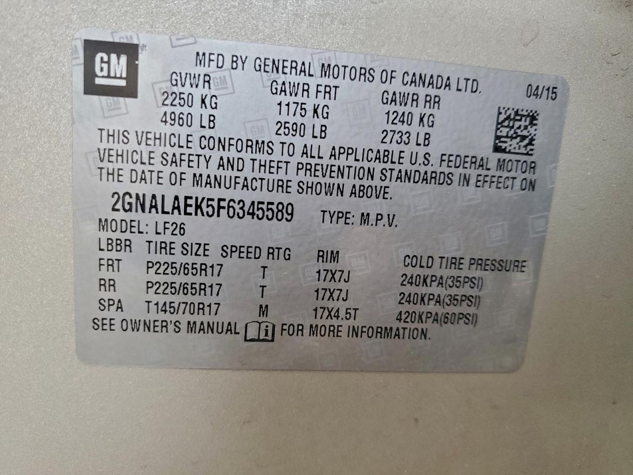 CHEVROLET EQUINOX LS