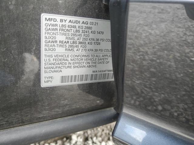 2021 AUDI Q7 PREMIUM #3291715239