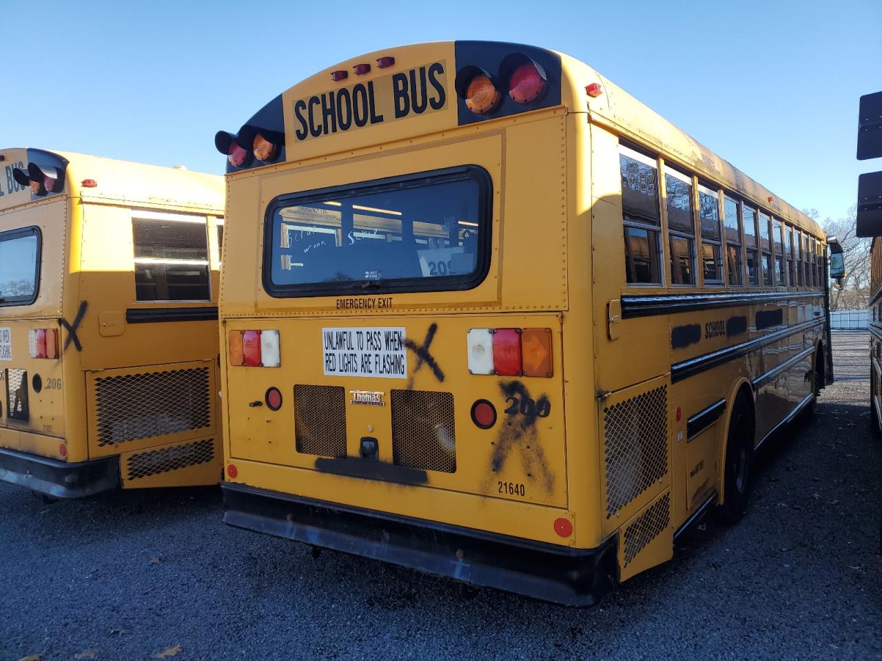 Lot #3291295488 2012 THOMAS SAF-T-LINER HDX